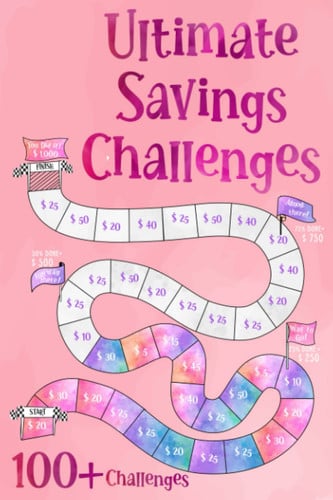 Cover of Ultimate Savings Challenges Book: Unique and Interactive Money Saving Challenge Book With Variety of Saving Challenges From $50 to $20000 | Daily, Weekly Cash Savings Tracker