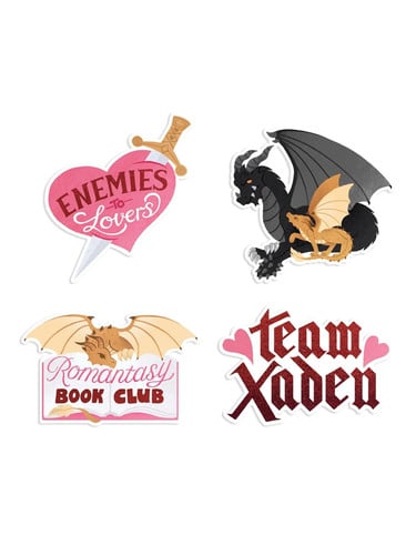 Cover of Fourth Wing Romantasy Sticker Set