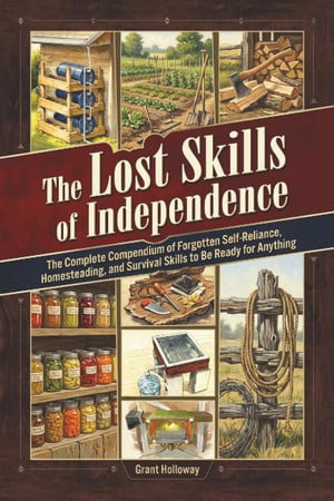 Cover of The Lost Skills of Independence: The Complete Compendium of Forgotten Self-Reliance, Homesteading, and Survival Skills to Be Ready for Anything