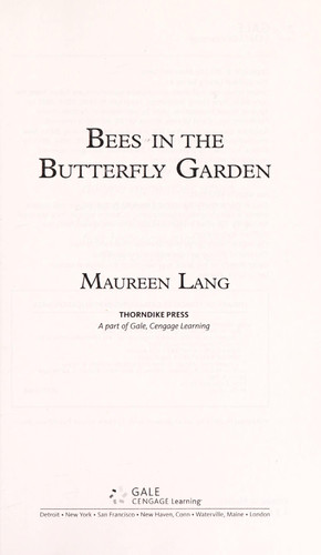 Cover of Bees in the Butterfly Garden