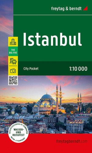 Cover of Istanbul, City Map 1:10.000, City Pocket Map + The Big Five
