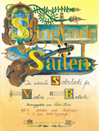 Cover of Forrer: Singende Saiten