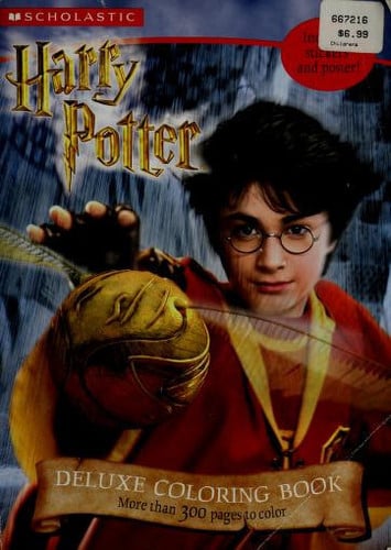 Cover of Harry Potter Deluxe Coloring Book