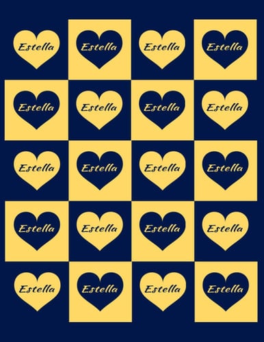 Cover of ESTELLA: Beautiful Estella Present - Perfect Personalized Estella Gift (Estella Notebook / Estella Journal)