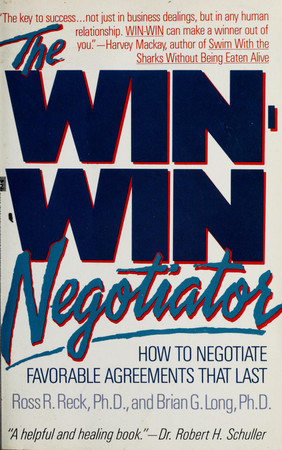 Cover of The Win-win negotiator