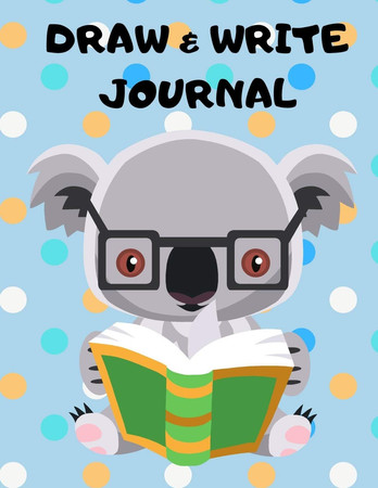 Cover of Draw & Write Journal Drawing and Writing on the Same Page, Large Handwriting Lines