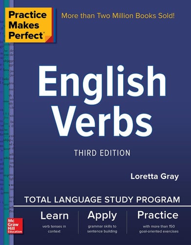 Cover of Practice Makes Perfect: English Verbs, Third Edition