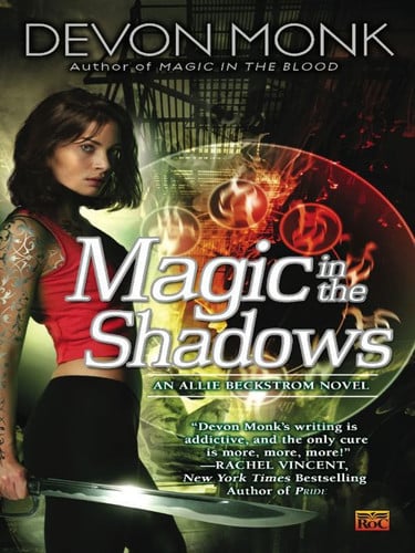 Cover of Magic in the Shadows (Allie Beckstrom, #3)