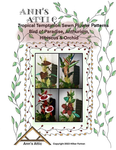 Cover of Tropical Temptation Sewn Flower Patterns