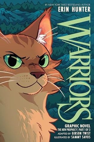 Cover of Warriors: Graphic Novel. 4. The New Prophecy