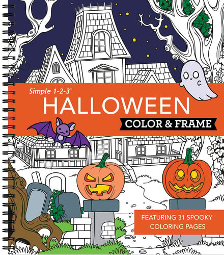 Cover of Color & Frame - Halloween (Coloring Book)