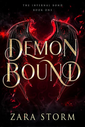Cover of Demon Bound: A Dark Fantasy Romance (The Infernal Bond)