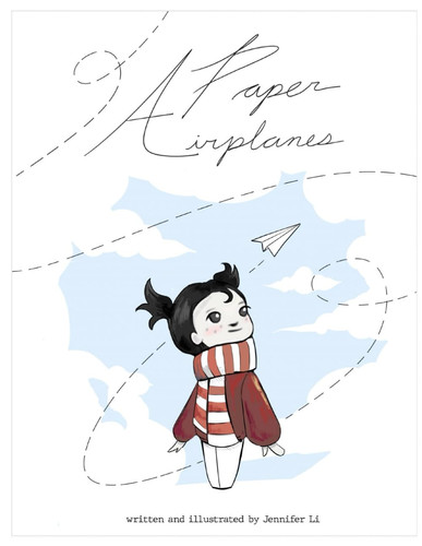 Cover of Paper Airplanes: A Girl, a Dream, and the Sky Between