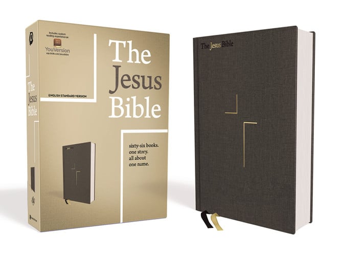 Cover of The Jesus Bible: Sixty-six Books, One Story, All About One Name : English Standard Version