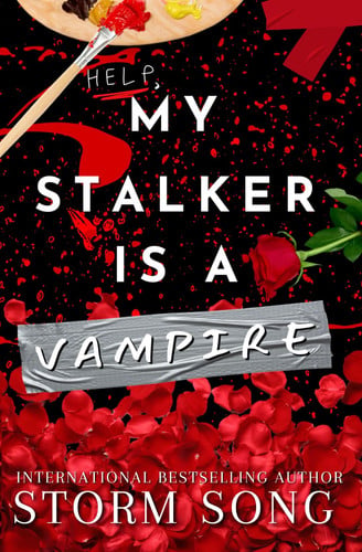 Cover of Help, My Stalker Is A Vampire: A Dark Vampire Romance (Bloodbound Desires)