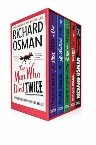 Cover of Richard Osman 5 Books Box Set (the Thursday Murder Club, the Man Who Died Twice, the Bullet That Missed, the Last Devil to Die & We Solve Murders)