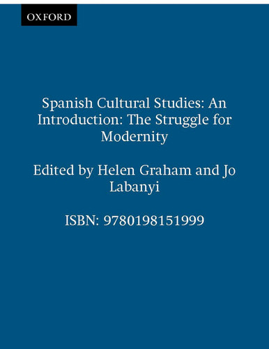 Cover of Spanish Cultural Studies
