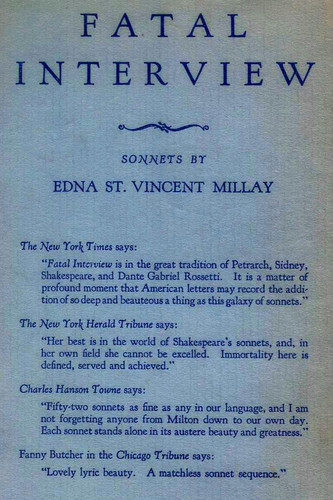 Cover of Fatal Interview: Sonnets