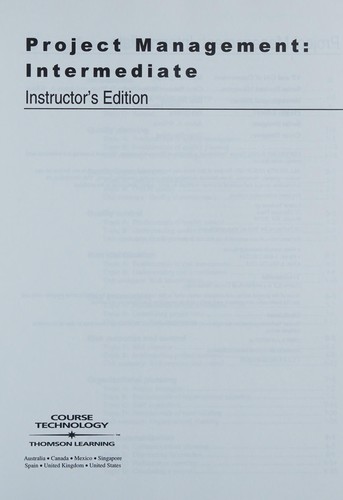Cover of Aie Project Management Interm